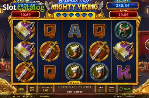 Скрин3. Diamond Link Mighty Viking слот