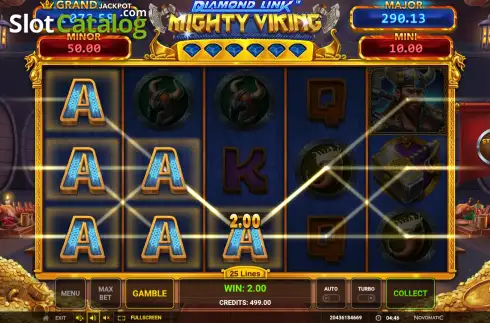 Скрин4. Diamond Link Mighty Viking слот