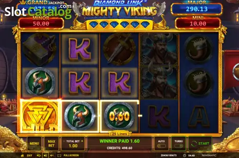 Скрин5. Diamond Link Mighty Viking слот