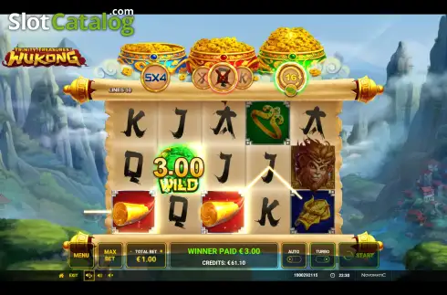 Скрин5. Trinity Treasures Wukong слот