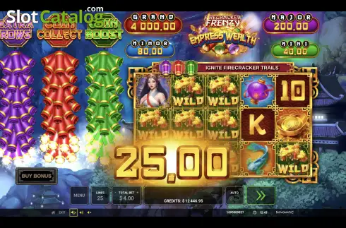 Скрин3. Firecracker Frenzy Empress Wealth слот