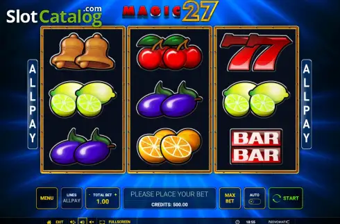 Скрин2. Magic 27 слот
