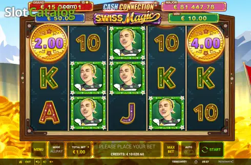 Скрин2. Cash Connection - Swiss Magic слот