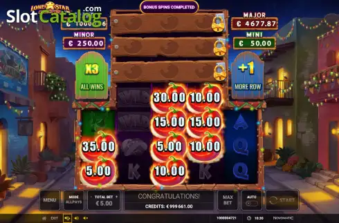 Скрин3. Lone Star Link: Sizzling Wins слот