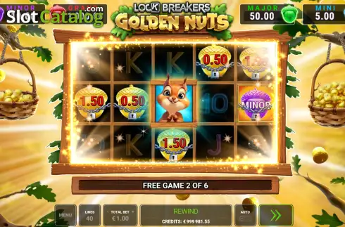 Скрин3. Lock Breakers - Golden Nuts слот