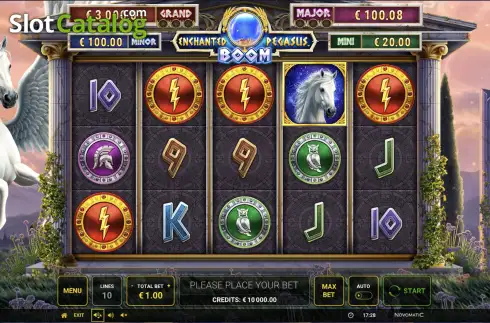 Скрин2. Enchanted Pegasus Boom слот