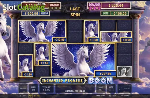 Скрин3. Enchanted Pegasus Boom слот