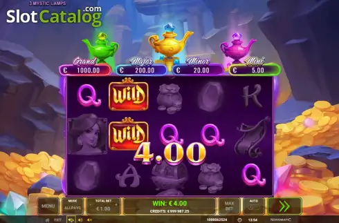Скрин3. 3 Mystic Lamps слот