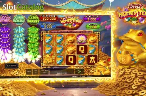 Скрин2. Firecracker Frenzy Money Toad слот