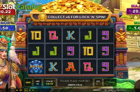 Скрин2. Starlight Jackpots Mighty Mayans слот
