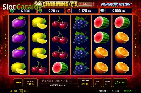 Скрин2. Diamond Mystery - 40 Charming 7's 6reels слот