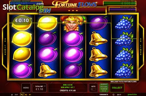 Скрин3. Brilliant Pots - Fortune Flows слот