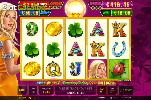 Скрин2. Cash Connection - Charming Lady's Boom Coins слот
