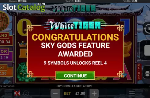 Скрин5. White Tiger (HITSqwad) слот