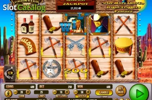 Скрин7. Frontier Fortunes слот