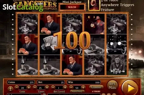 Скрин7. Gangsters слот