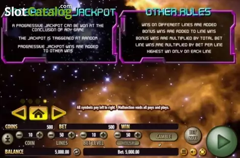 Скрин5. Galactic Cash (Habanero) слот