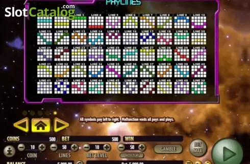 Скрин6. Galactic Cash (Habanero) слот