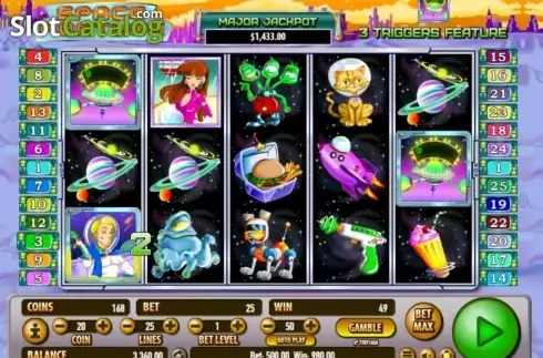 Скрин8. Space Fortune (Habanero) слот