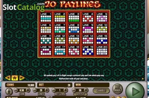 Скрин4. Shogun's Land слот