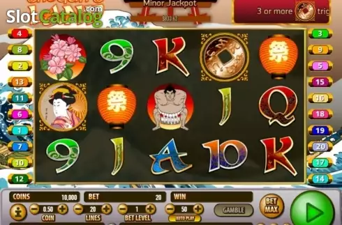 Скрин5. Shogun's Land слот