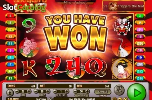Скрин7. Shogun's Land слот