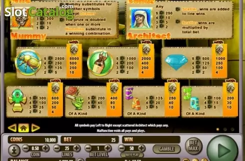 Скрин2. Mummy Money слот