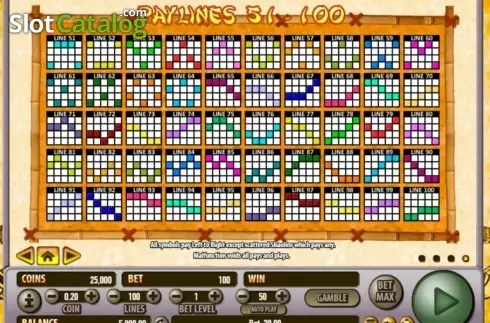 Скрин5. Shaolin Fortunes 100 слот