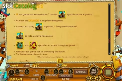Скрин9. Scruffy Scallywags слот