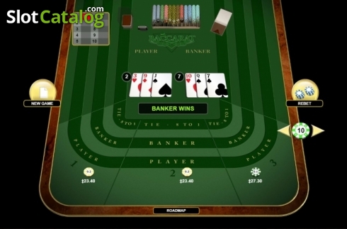 Скрин3. Baccarat (Habanero) слот