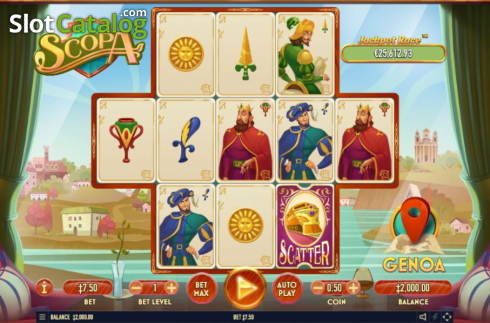 Скрин2. Scopa слот