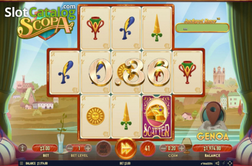 Скрин3. Scopa слот