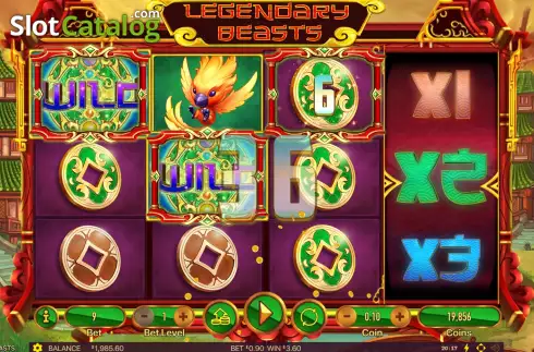 Скрин3. Legendary Beasts слот