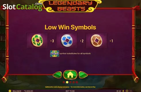 Скрин9. Legendary Beasts слот