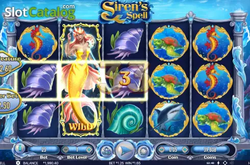 Скрин3. Siren's Spell слот