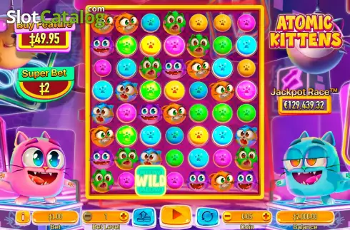 Скрин2. Atomic Kittens слот