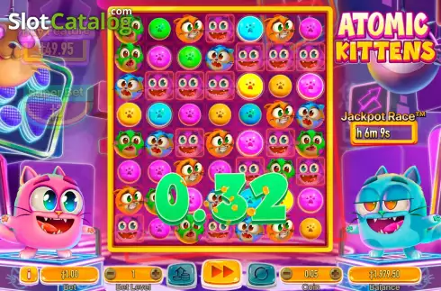 Скрин3. Atomic Kittens слот