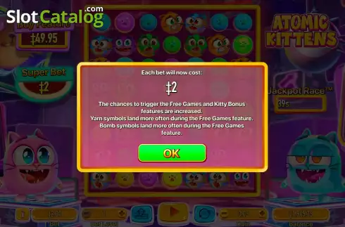 Скрин4. Atomic Kittens слот