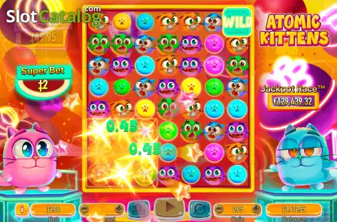 Скрин9. Atomic Kittens слот