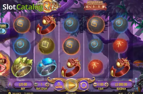 Скрин2. Mystic Rings слот