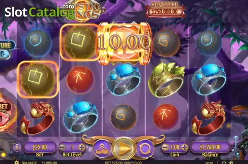 Скрин3. Mystic Rings слот