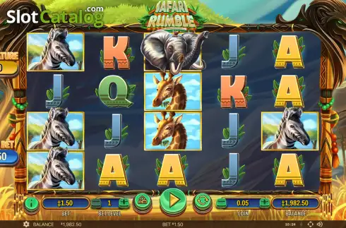 Скрин2. Safari Rumble слот