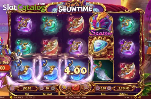 Скрин3. Genie's Showtime слот