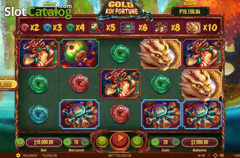 Скрин2. Gold Koi Fortune слот