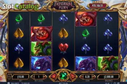 Скрин2. Infernal Fury слот