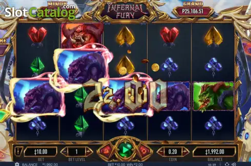 Скрин3. Infernal Fury слот