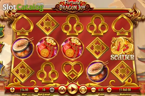Скрин2. Fortune Dragon Joy слот