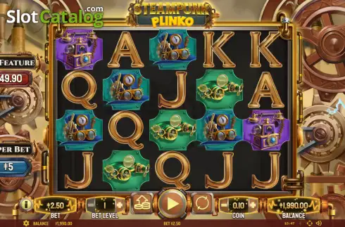 Скрин2. Steampunk Plinko слот