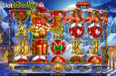 Скрин9. Santa's Village слот