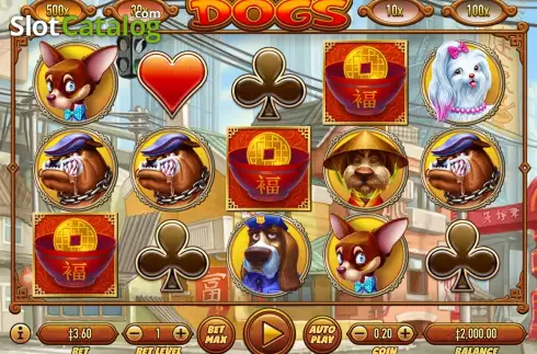 Скрин2. Fortune Dogs слот